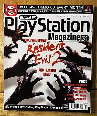 Official UK PlayStation Magazine - #31 April 1998 Resident Evil 2 Gran Turismo • £4.99