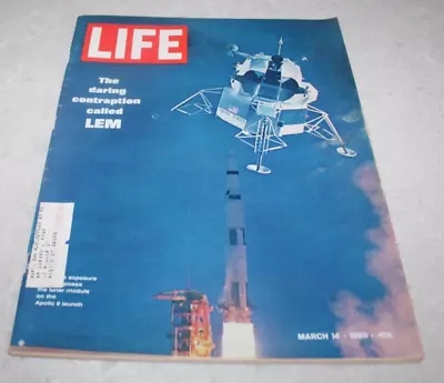 Vtg Life Magazine MARCH 14 1969 Space Age Style GREAT ADS! • $14.99