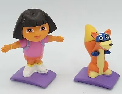 Dora The Explorer Swiper The Fox Figures Cake Topper Character Mini Toys Set Lot • $5.25