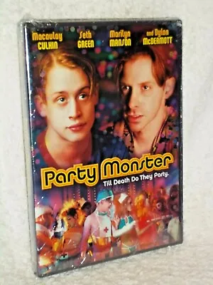 Party Monster (DVD 2004) Marilyn Manson Seth Green MaCauley Culkin Gay Interest • $24.99