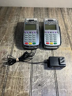 Lot Of 2 Verifone Credit Card Machine With (1) AC Adapter - As-Is Read • $34.99