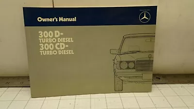 Mercedes Benz 123 584 09 83 Owners Manual 1985 300CD Turbo Diesel 300D Turbo  • $66