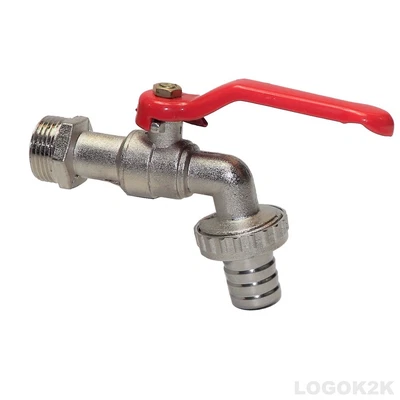 £7.73 • Buy 1/2  3/4  Garden Water Tap Lever Type Ball Valve Type Red Handle Hose Plug Bsp