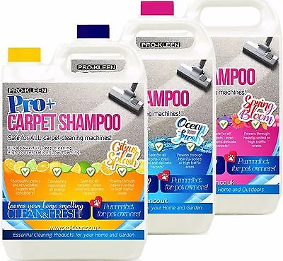 ProKleen Carpet Shampoo Cleaning Odour Pet Deodoriser Upholstery Cleaner Vax 15L • £33.95