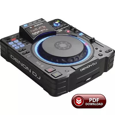 For Denon DJ SC-2900 SERVICE REPAIR MANUAL • $15.99