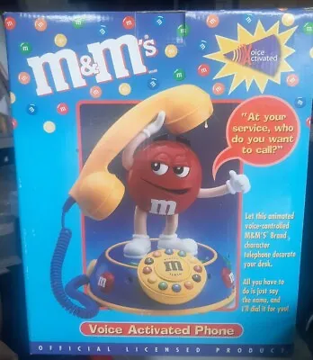 M&M Landline Voice Activated Rare Phone Collectable Brand NEW • $150