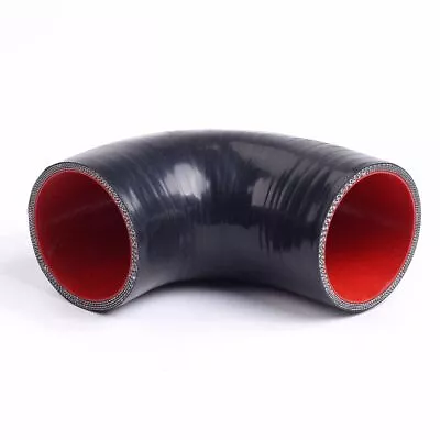 4  90 Degree ELBOW TURBO/INTAKE PIPING SILICONE COUPLER 3-PLY HOSE 102MM • $12.50