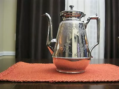 Vintage Meriden Brita Company 1800 Silverplate Coffee Or Tea Pot • $79