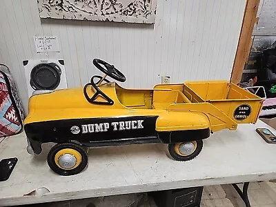 Murray 1950's Full Size Dump Truck  Pedal Car Original Car Not Reproduction • $899.99