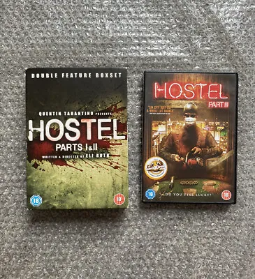 Hostel DVD Bundle Part 1 2 & 3 | Used | Region B | Horror | Quentin Tarantino • £6.99