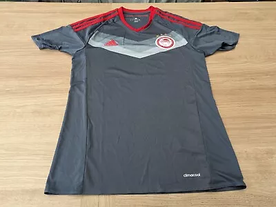 2016/2017 Olympiacos Away Football Shirt Grey Adidas S Mens Greece Olympiakos • £15.99