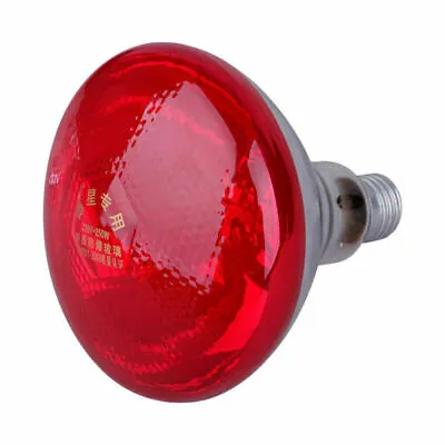 £8.38 • Buy 250W Infrared Heat Lamp Light Bulb , E27 Base For Livestock Pig Brooder Heating