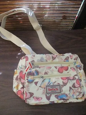 Suoyate Ladies Crossbody Handbag Hand Bag Butterfly Print (NEW) • £19.99