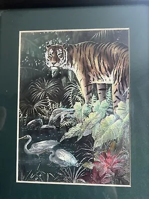 T.C. Chiu Siberian Tiger Lithograph 1993 • $25