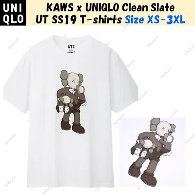 KAWS X UNIQLO Clean Slate UT SS19 T-shirts Size JP XS-3XL New Auth • $62.46