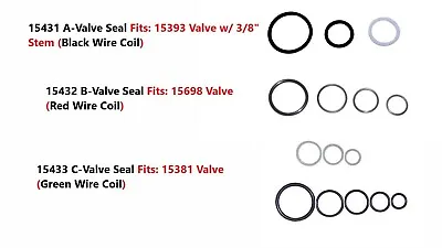 Meyer Snow Plow E Series Pump  A B & C Valve Seal Kits 15431 15432 15433 • $12.99