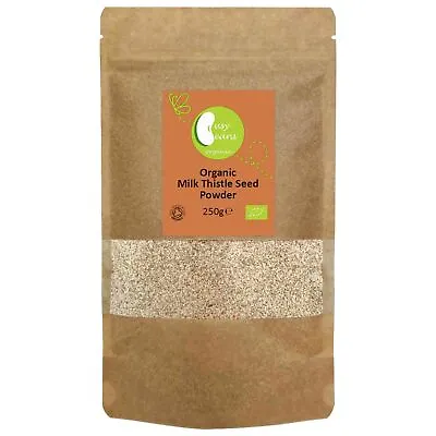Organic Milk Thistle Seed Powder - By Busy Beans Organic (250g) • £12.90
