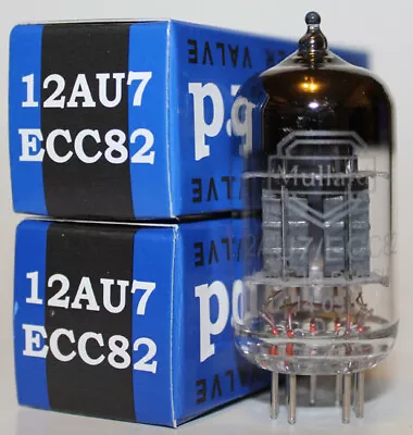 Matched Pair Mullard 12AU7 / ECC82 Tubes Brand NEW In Box • $54.10