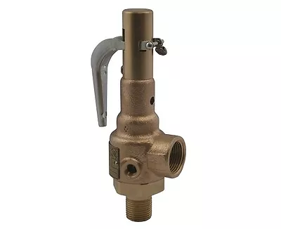 Apollo ASME Steam Safety Valve 1 1/4  Male X 1 1/4  Female  Set 15 PSIG • $292.73