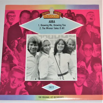 ABBA Knowing Me You/The Winner Takes It All 7  UK Old Gold PS 45 RARE Vinyl 89  • £14.99