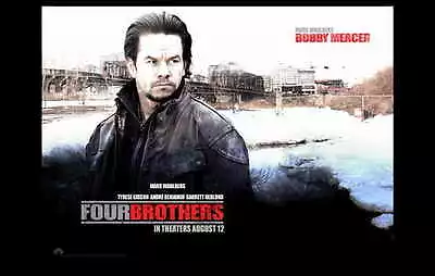 FOUR BROTHERS Movie POSTER 11x17 C Mark Wahlberg Andre Benjamin Tyrese Gibson • $9.98