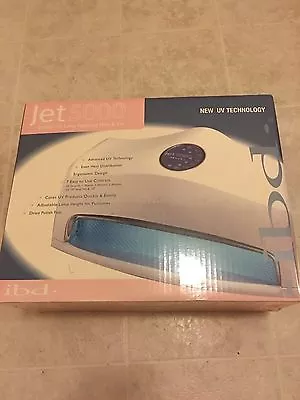 Ibd Jet 5000 2-hand UV Lamp For Gel Setting / Polish Drying Window Decal DVD  • $275