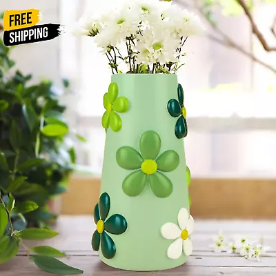 Colorful 8 Inch Tall Vases Cute Vases For FlowersUnique Flower Vase For Decor • £47.79