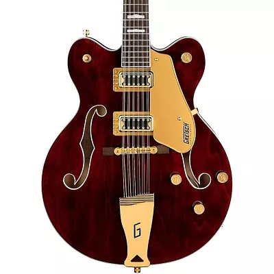 Gretsch Electromatic Hollowbody 12-String Gold HW Guitar Walnut Stain • $899.99