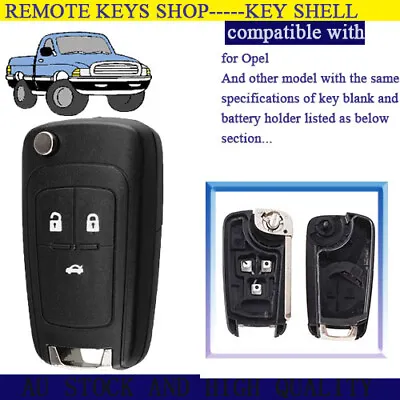 $20.99 • Buy 2* For Holden Cruze Barina Trax 2013 2014 Key Remote Case Remote Key Shell 