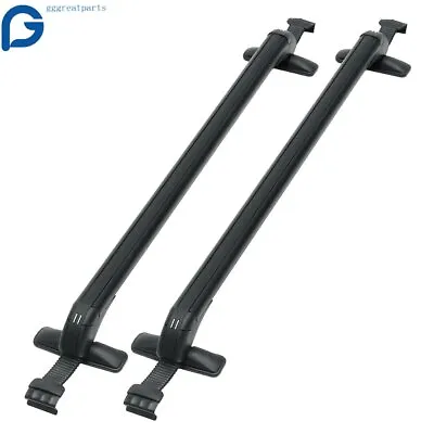 2pc Top Roof Cargo Rack Cross Bars Luggage Carrier Gasket Anti-theft For Car SUV • $55.04