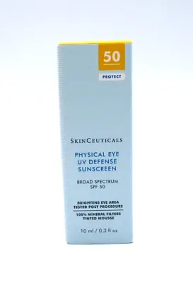 Skinceuticals Physical Eye UV Defense Sunscreen Spf 50 ~ 0.3 Oz ~  Exp 12 - 2023 • $12.95