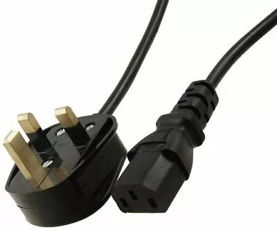 IEC C13 Plug To UK Asia 3 Pin Plug Power Lead Cable 2M Long • $26.38