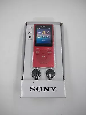 Sony NW-E394 8GB Walkman ~ Red • $79.99