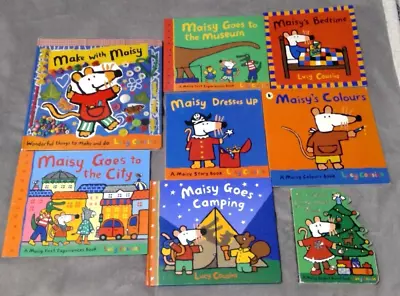 Maisy Mouse Book Bundle X8 Lucy Cousins Inc Christmas Book & Make With Maisy • £15