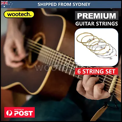 $8.96 • Buy Premium Acoustic Guitar Strings 6 Pcs Steel Light Civin Universal Music Classic