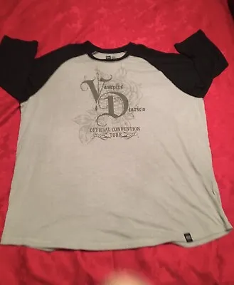 Vampire Diaries Shirt Mens New Era Official Convention Tour Shirt XXXL 3XL • $18