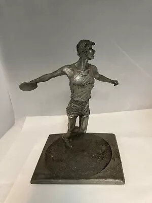 Marcel Jovine 1983 SUMMER OLYMPICS DISCUS THROWER SCULPTURE Barrett Coler • $74.95