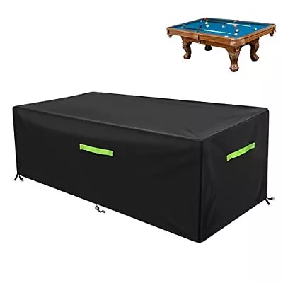 7/8/9 Ft Pool Table Cover Waterproof Billiard Cover Polyester Fabric For Sno... • $53.91