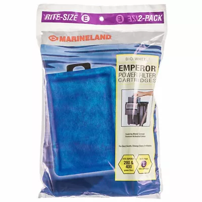 Marineland Rite Size E Cartridge 2 Pack Emperor Bio-wheel Cartridges  ( 2 )  • $11.72