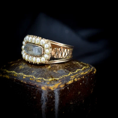£895 • Buy ANTIQUE GEORGIAN 15CT GOLD RING  Nancy Jackson 1812 