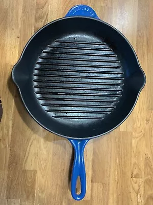 Le Creuset Large Cast Iron Griddle Style Frying Pan • £35