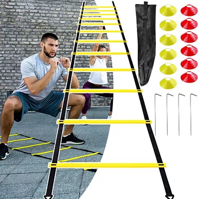 6M Speed Agility Ladder Fitness Training Ladder Sports Footwork Football Soccer • $16.80
