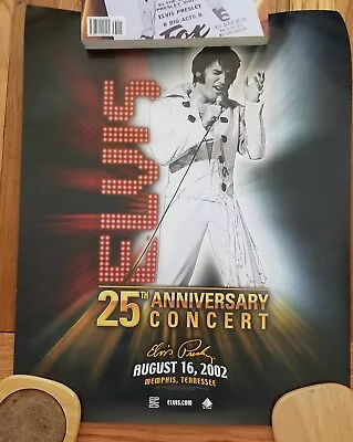 Elvis The Concert 25th Anniversary Poster  During Elvis Week • $1