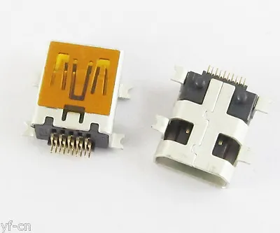 100pcs B Type Mini 10 Pin USB Female Jack SMT PCB Board Mount Socket Connector • $26.59