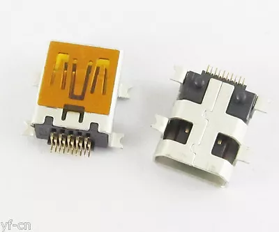 1Pc B Type Mini 10 Pin USB Female Jack SMT PCB Board Mount Socket Connector • $1.28