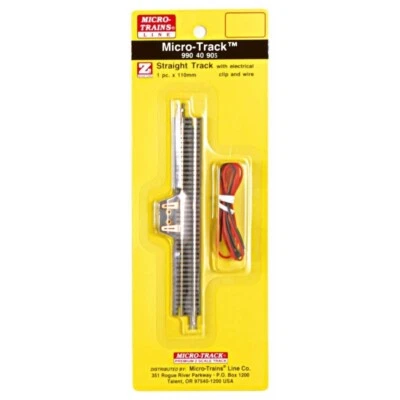 $12.88 • Buy Z Scale MTL Micro Trains 99040905 Straight Terminal Track W/ Clip & Wire