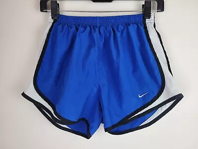 Nike Running Shorts Womens S Blue Built In Liner Dri Fit Activewear Training • $11.98