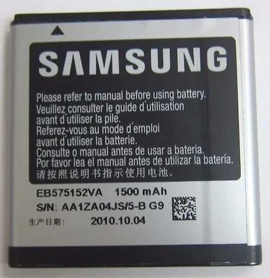 New OEM Samsung EB575152VA Li-Ion Battery 3.7V 1500mAh For Epic Vibrant T959V • $9.99