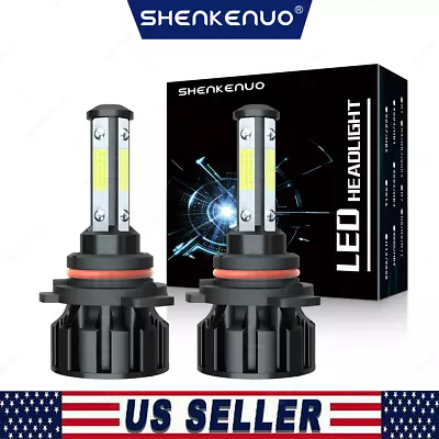 2x 9012 HIR2 LED Headlight Bulb Kit High Low Beam 34W 24000LM Super 6500K White • $19.90