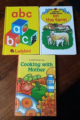 Vintage Ladybird Toddler Learning Books ABC Farm Cooking With Mother • £5